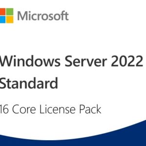Windows Server 2022 Standard 16 Core License Pack